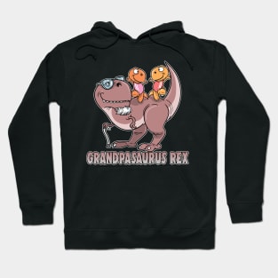 Grandpasaurus Grandpa T-Rex Dinosaur Dino Hoodie